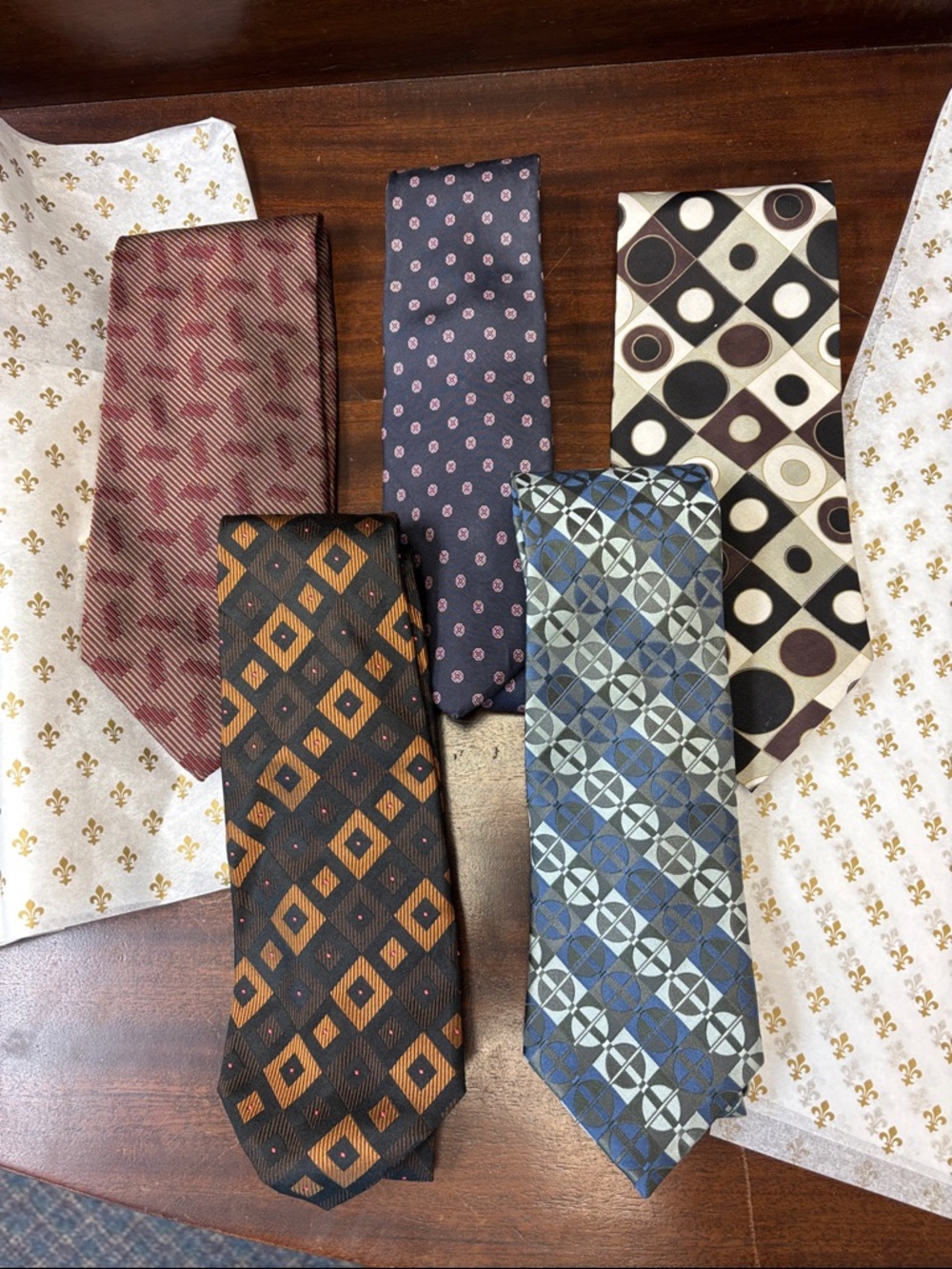 TIES Donna Karan Christian Dior Milano Etro Madison - 5 ties one price!